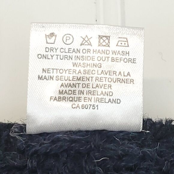 Rue Saint Patrick Men's 100% Wool Chunky Cable Knit Fall Winter Sweater - Picture 11 of 11